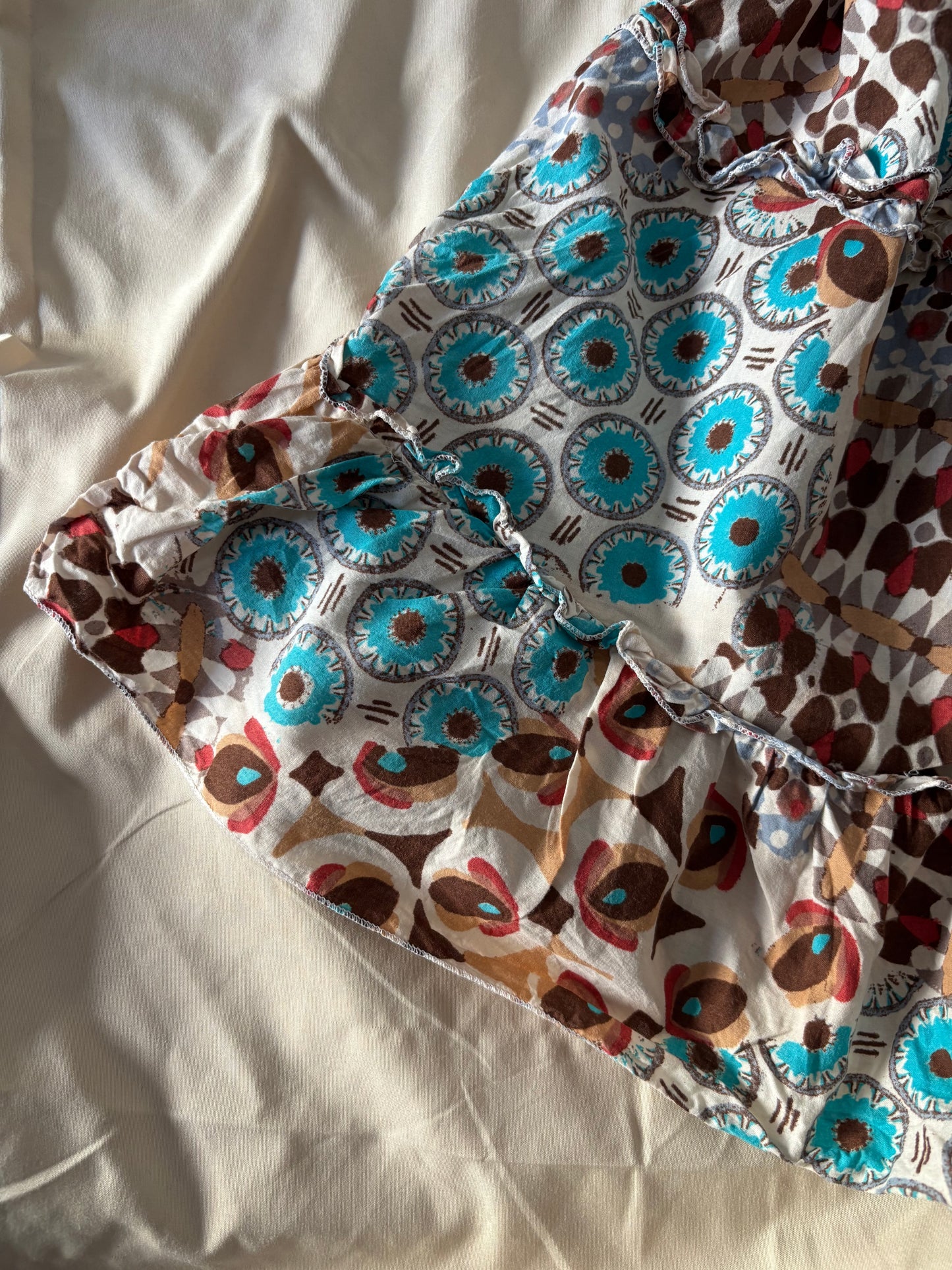 Boho ruffle cami top/dress