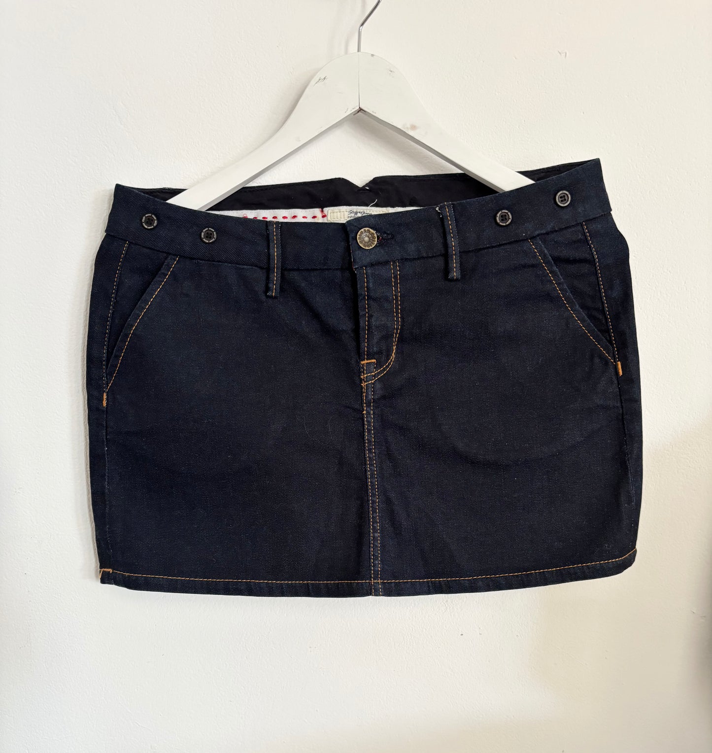 Staff Jeans Dark Wash Denim Mini skirt