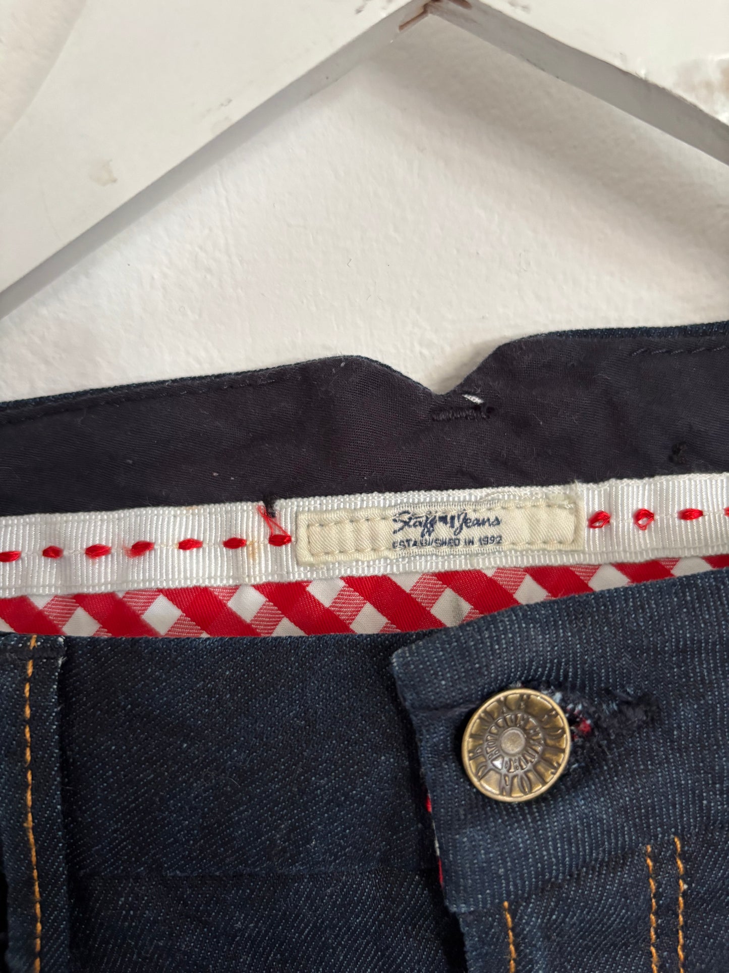Staff Jeans Dark Wash Denim Mini skirt