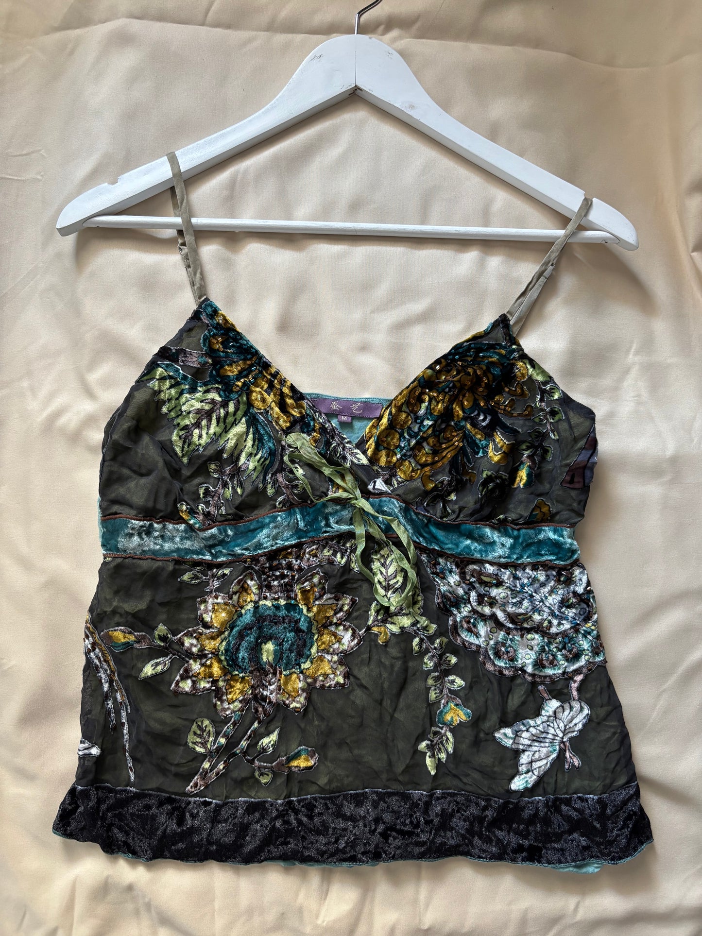 Floral Embroidered Cami Top